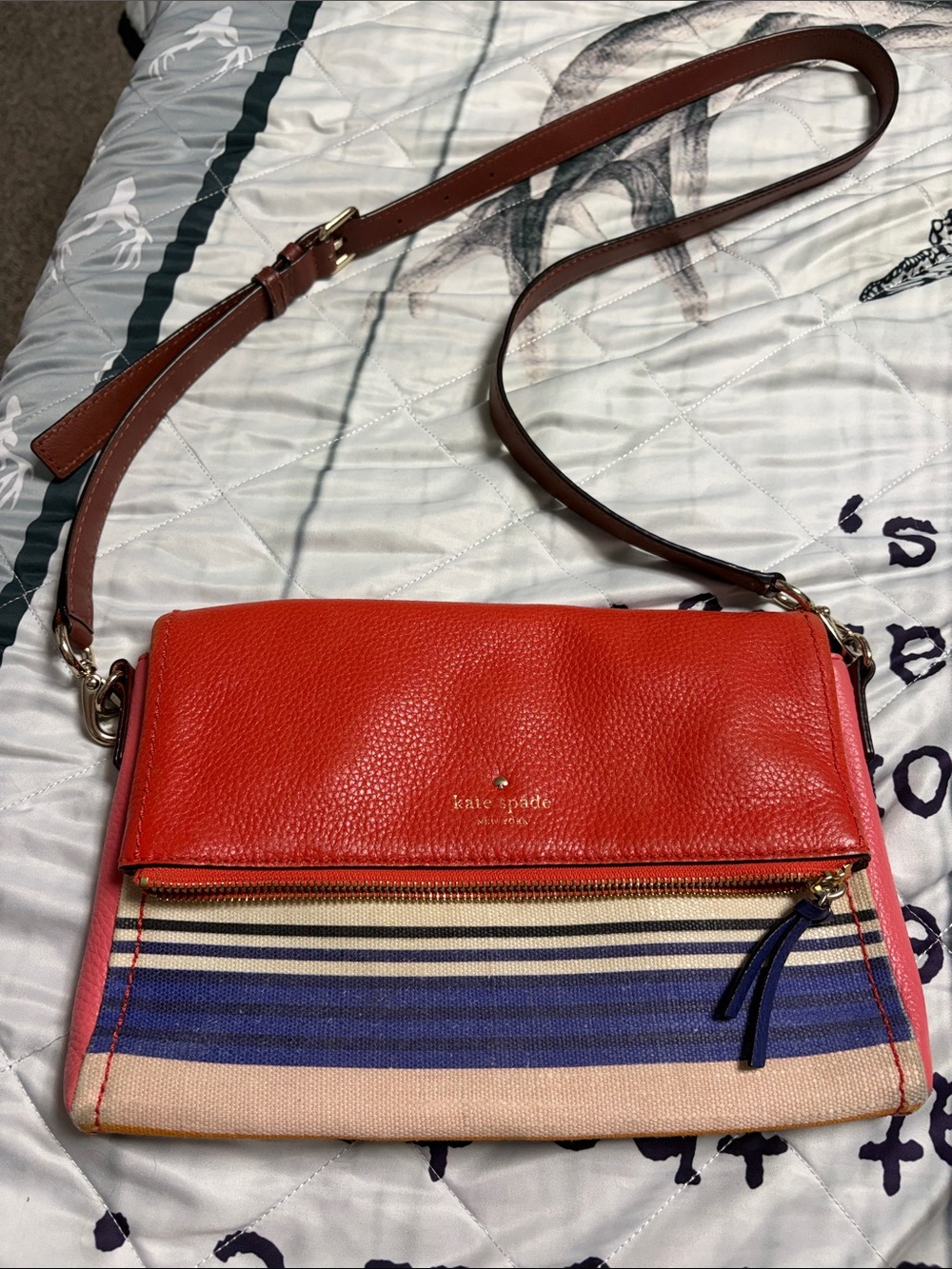Kate Spade Storybook Lining Crossbody callout..